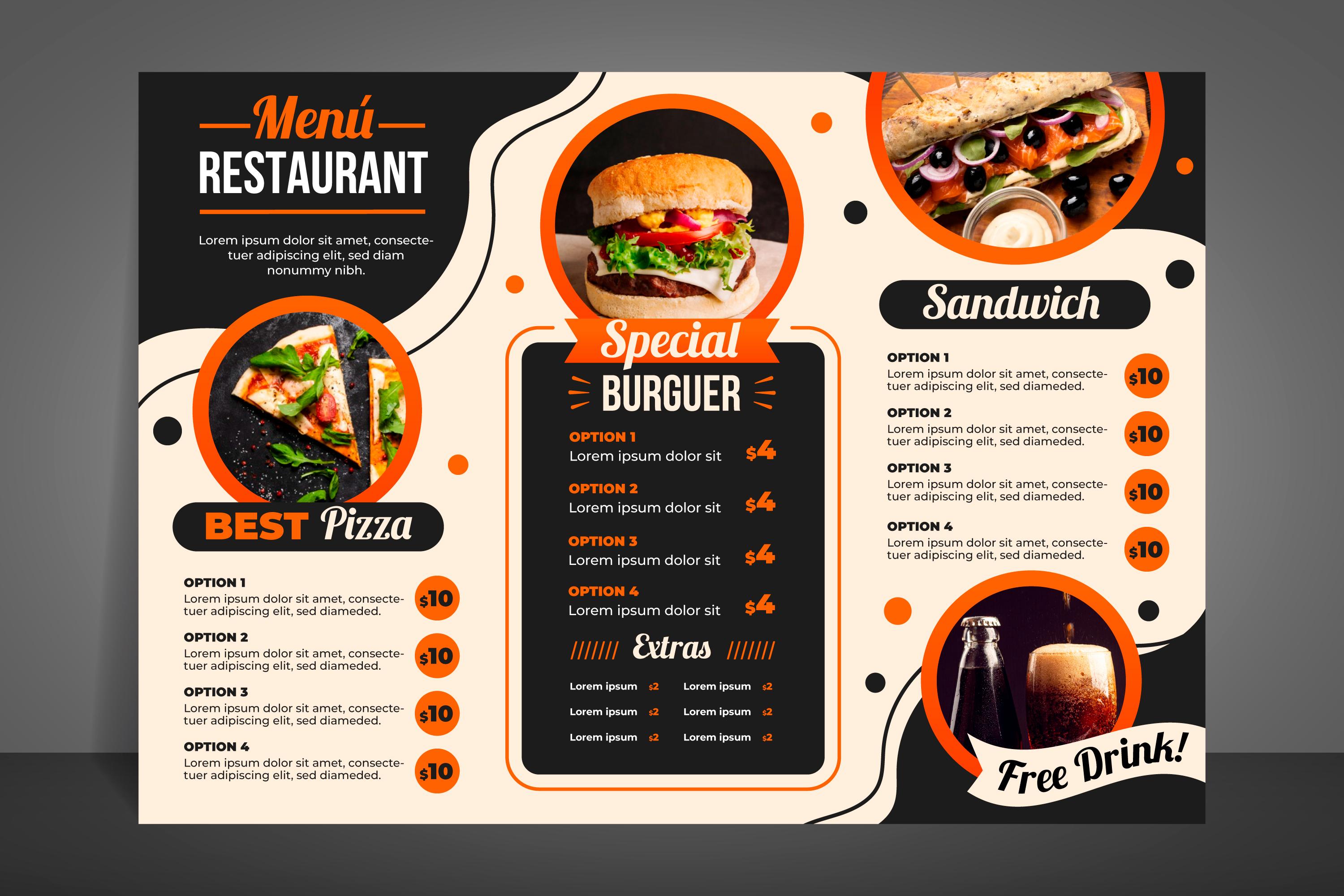 The Role of Color and Imagery in Menu Design