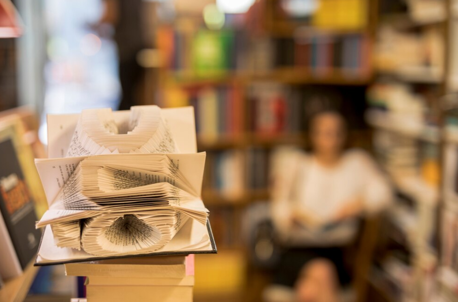 a boutique bookstore specializing in rare and vintage literature